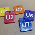 Móc khóa bảng hiệu U-Bahn Berlin - Thumbnail 1