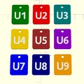 Móc khóa bảng hiệu U-Bahn Berlin - Thumbnail 2