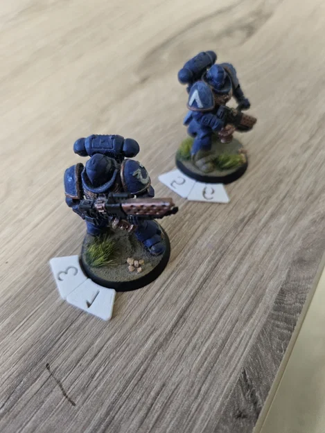 Bộ đánh dấu sinh mệnh (Life Markers) cho Warhammer 40k - In 3D - Image 3
