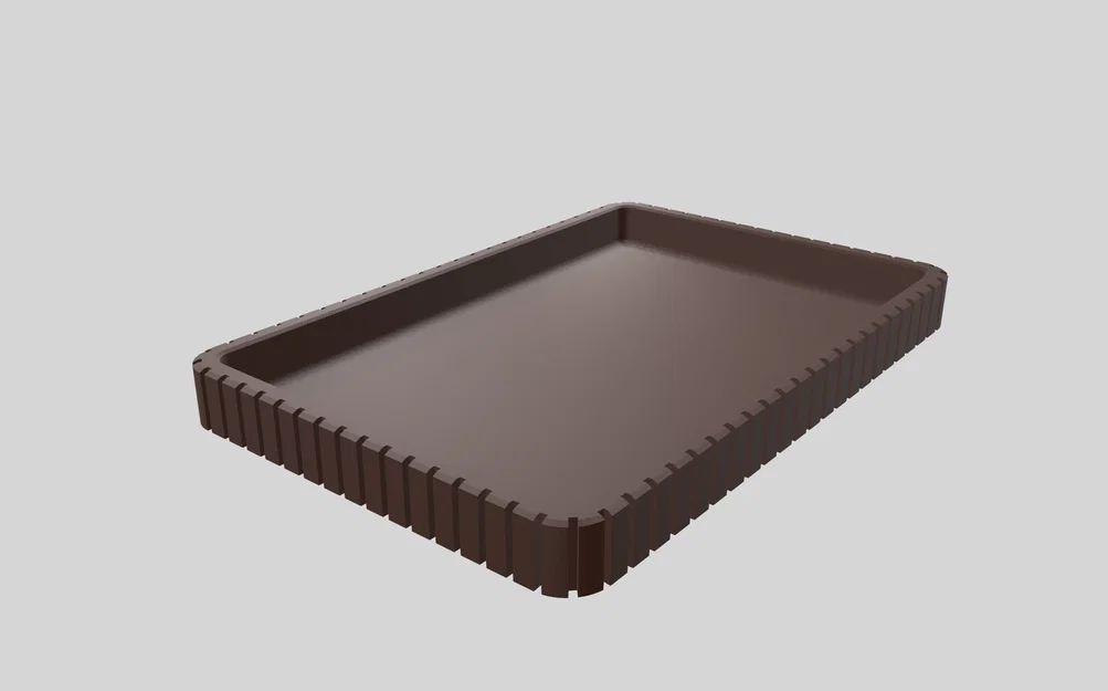 Khay đựng đồ đa năng Ribbed Catchall Tray phong cách IKEA - Image 1