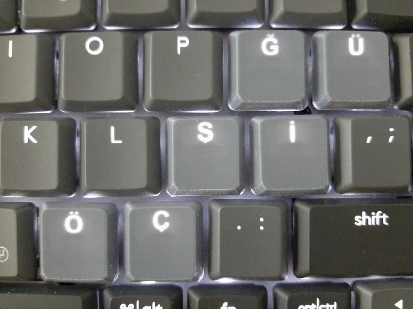 Keycap (Tiếng Thổ Nhĩ Kỳ) cho bàn phím Logitech MX Mechanical - Image 1