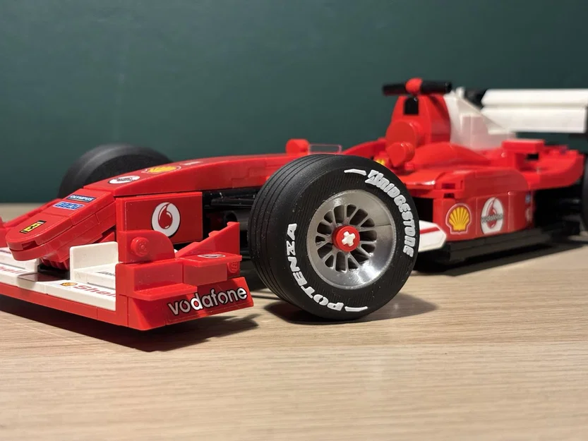 Bánh xe chân thực cho mô hình LEGO 11375 Ferrari F2004 của Schumacher - Image 2