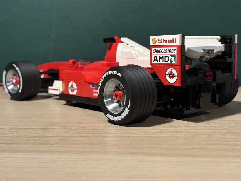 Bánh xe chân thực cho mô hình LEGO 11375 Ferrari F2004 của Schumacher - Image 4