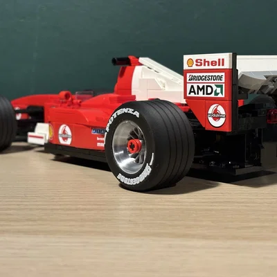 Bánh xe chân thực cho mô hình LEGO 11375 Ferrari F2004 của Schumacher