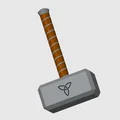 Nam châm tủ lạnh búa Thor Mjolnir - Thumbnail 5
