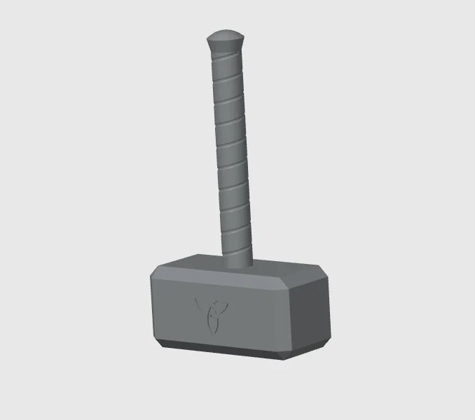 Nam châm tủ lạnh búa Thor Mjolnir - Image 6