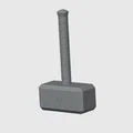 Nam châm tủ lạnh búa Thor Mjolnir - Thumbnail 6