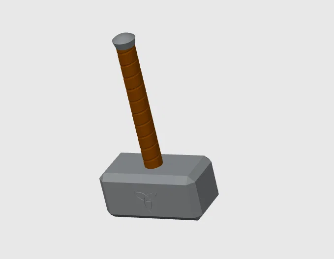 Nam châm tủ lạnh búa Thor Mjolnir - Image 7