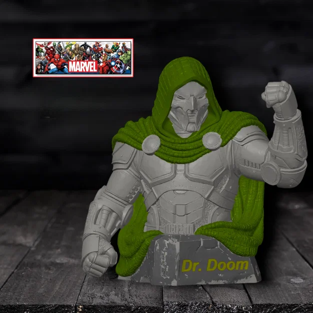 Mô hình tượng bán thân Doctor Doom cực chất cho fan Marvel - Image 1