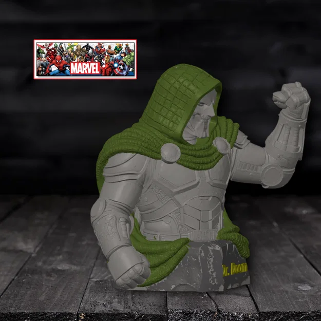 Mô hình tượng bán thân Doctor Doom cực chất cho fan Marvel - Image 2