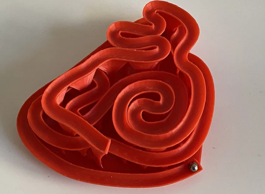 Mô hình đường chạy bi 8mm thư giãn (Satisfying Marble Run) in 3D - Image 1