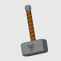 Nam châm hình búa Thor Mjolnir nhỏ gọn - Thumbnail 6