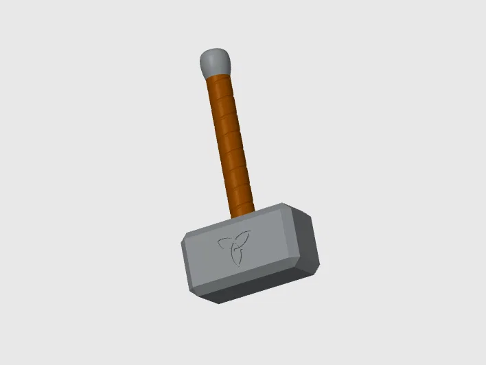 Nam châm hình búa Thor Mjolnir nhỏ gọn - Image 8