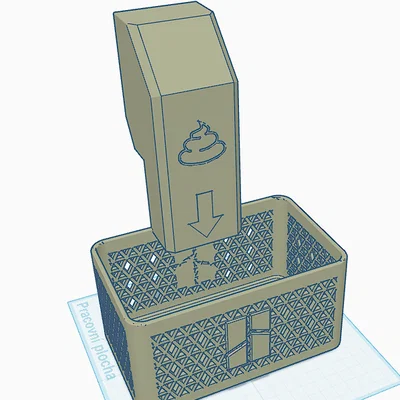 Khay chứa rác thải nhựa tiện lợi cho máy in 3D Bambu Lab H2D H2S H2C