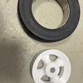 Bánh xe thay thế cho bộ cuốn bạt phủ hồ bơi (In 3D linh kiện) - Thumbnail 3