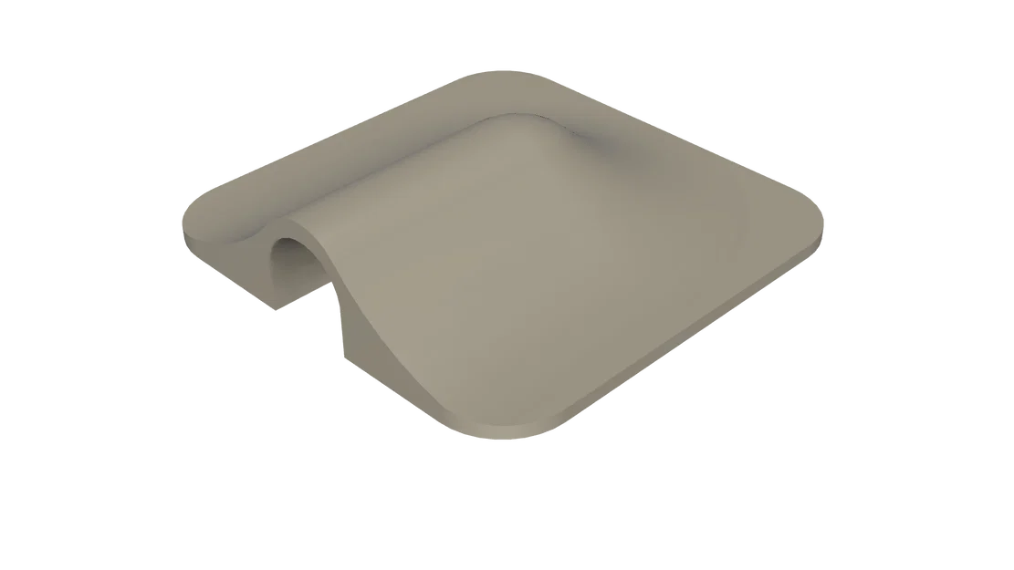Nắp che ống dẫn điện 20mm cho tường gạch 100x100mm - Image 2