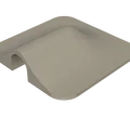 Nắp che ống dẫn điện 20mm cho tường gạch 100x100mm - Thumbnail 2