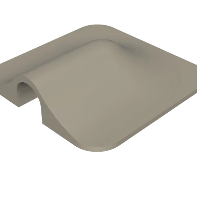 Nắp che ống dẫn điện 20mm cho tường gạch 100x100mm