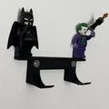 Giá treo tường cho LEGO Batmobil (76224) kèm chỗ để Minifigure - Thumbnail 3
