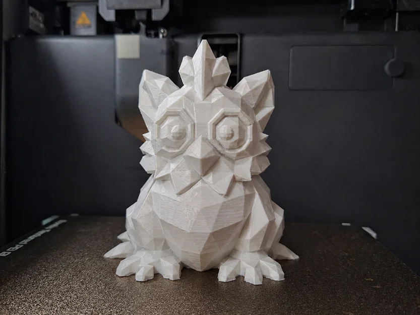 Mô hình chú gà Low Poly Crazy Chicken cực đáng yêu cho in 3D - Image 1