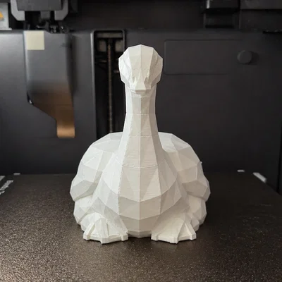Mô hình chú vịt Low Poly nghệ thuật cho máy in 3D