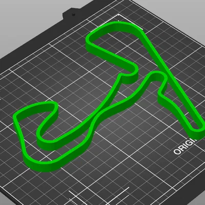Mô hình đường đua F1 Zandvoort 3D - Trang trí góc làm việc cực chất
