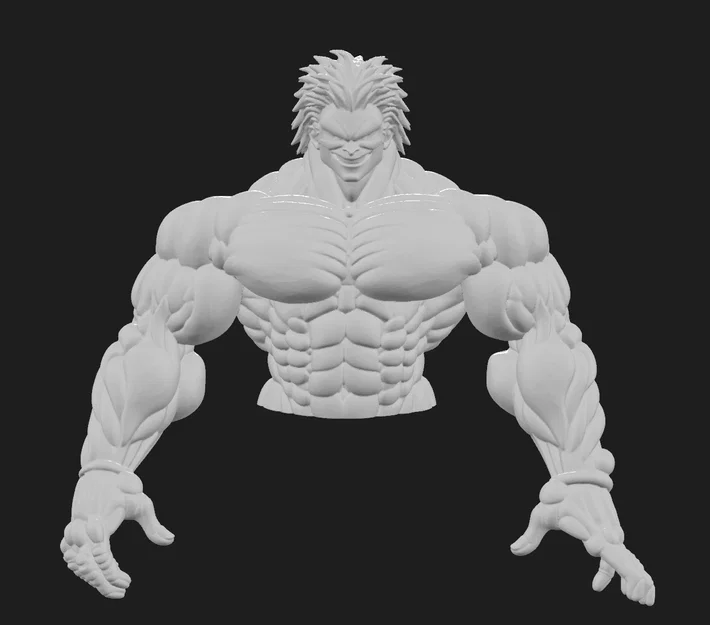 Mô hình tượng 3D Yurijo Hanma mạnh mẽ cho fan hâm mộ anime - Image 1
