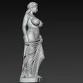 Mô hình tượng nữ nghệ thuật 3D (Nude woman statue) tinh xảo - Thumbnail 3