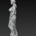 Mô hình tượng nữ nghệ thuật 3D (Nude woman statue) tinh xảo - Thumbnail 4