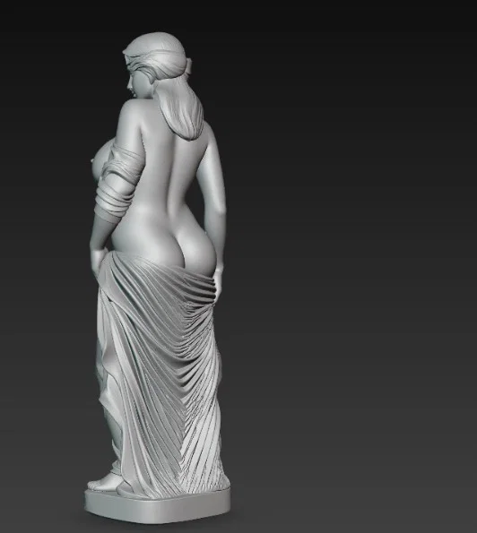 Mô hình tượng nữ nghệ thuật 3D (Nude woman statue) tinh xảo - Image 6