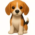 Mô hình chú chó Beagle dễ thương để in 3D trang trí - Thumbnail 2