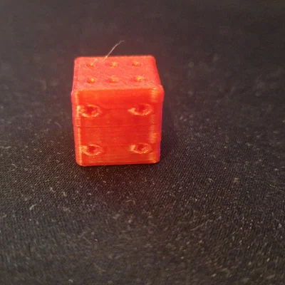 Mẫu xúc xắc (dice) 3D đơn giản, nhỏ gọn và dễ cầm nắm