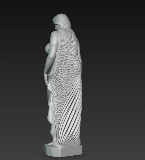 Mô hình tượng nữ nghệ thuật cổ điển dùng trang trí 3D - Image 2
