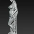 Mô hình tượng nữ nghệ thuật cổ điển dùng trang trí 3D - Thumbnail 3