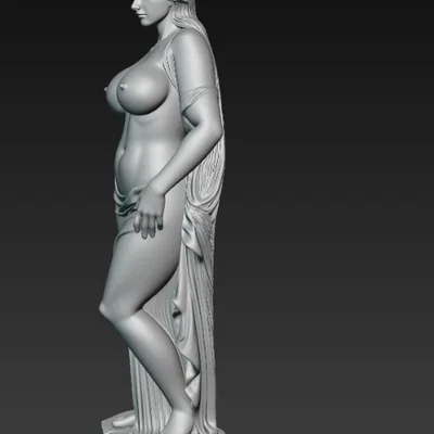 Mô hình tượng nữ nghệ thuật cổ điển dùng trang trí 3D