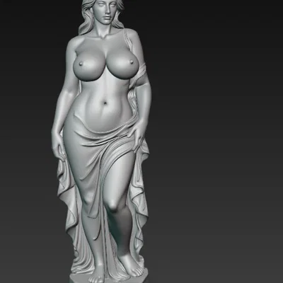 Mô hình tượng nữ nghệ thuật cổ điển dùng trang trí 3D