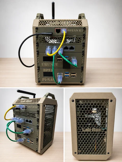 Bộ nâng cấp thanh ray 7U cho Lab Rax - Giải pháp mở rộng server mini - Image 1