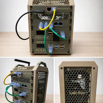 Bộ nâng cấp thanh ray 7U cho Lab Rax - Giải pháp mở rộng server mini
