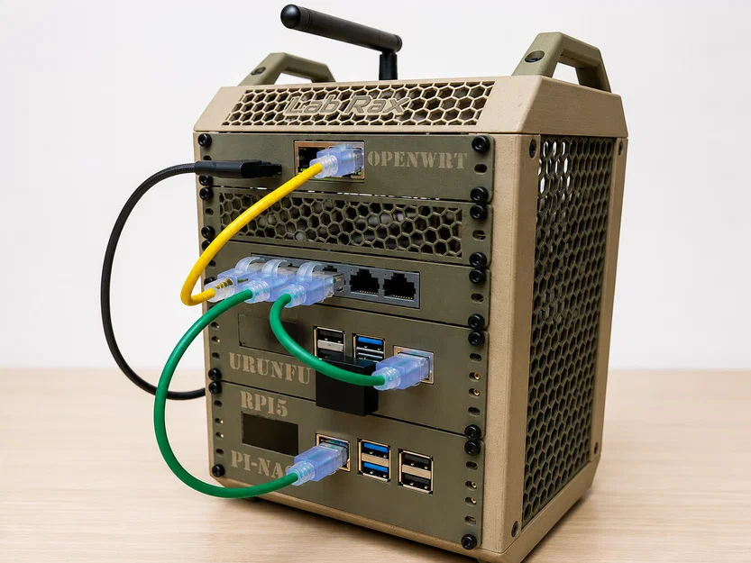 Bộ nâng cấp thanh ray 7U cho Lab Rax - Giải pháp mở rộng server mini - Image 3
