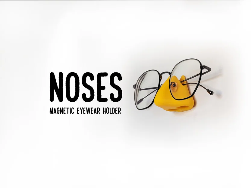 Noses - Giá treo kính có nam châm hình chiếc mũi - Image 1