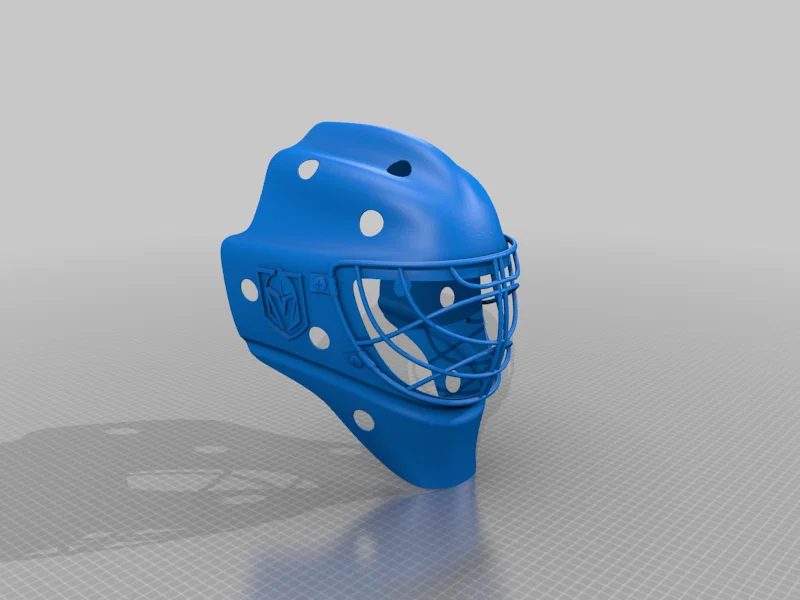 Mô hình 3D mũ bảo hiểm khúc côn cầu Golden Knights ấn tượng - Image 1