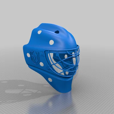 Mô hình 3D mũ bảo hiểm khúc côn cầu Golden Knights ấn tượng