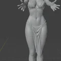 Mô hình nhân vật nữ 3D - Thiết kế tinh xảo - Thumbnail 1