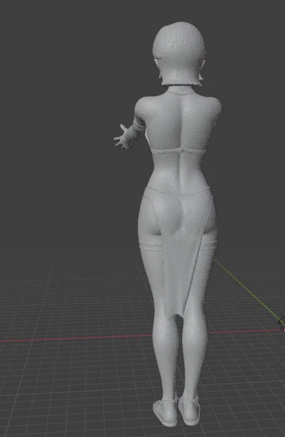 Mô hình nhân vật nữ 3D - Thiết kế tinh xảo - Image 2