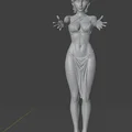 Mô hình nhân vật nữ 3D - Thiết kế tinh xảo - Thumbnail 4