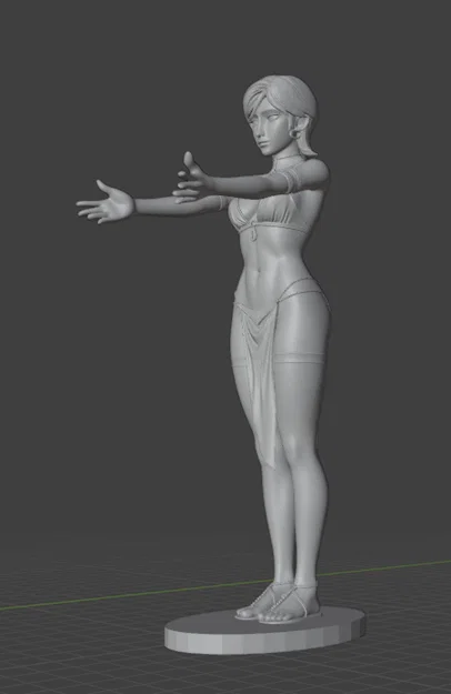 Mô hình nhân vật nữ 3D - Thiết kế tinh xảo - Image 5
