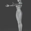 Mô hình nhân vật nữ 3D - Thiết kế tinh xảo - Thumbnail 5