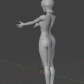 Mô hình nhân vật nữ 3D - Thiết kế tinh xảo - Thumbnail 6