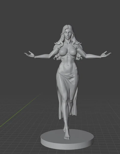Mô hình nhân vật nữ 3D - Thiết kế tinh xảo - Image 12