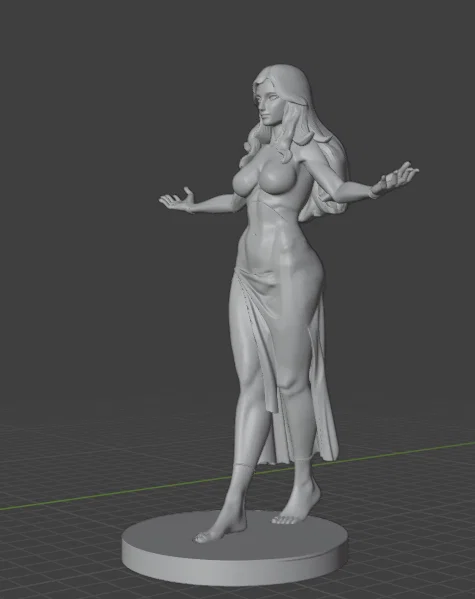 Mô hình nhân vật nữ 3D - Thiết kế tinh xảo - Image 13
